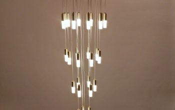 Photo Modern resin chandelier