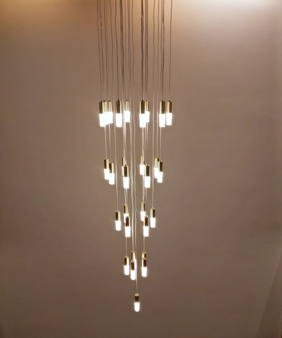 Contemporary Elegance: Modern Resin Chandelier