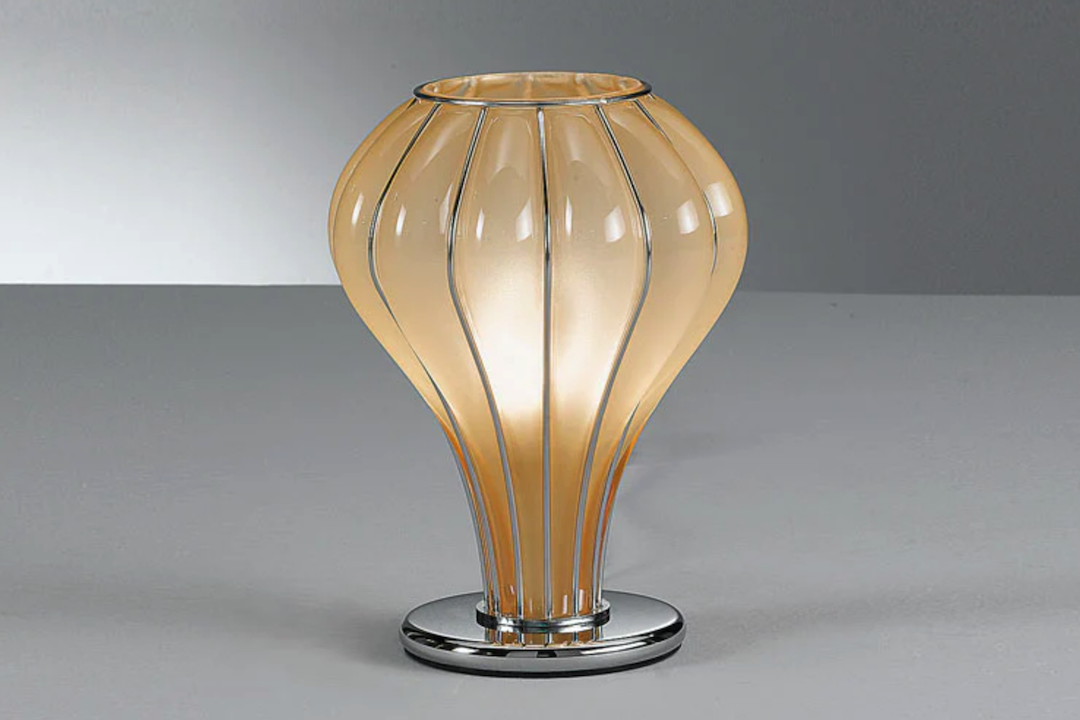 Contemporary Elegance: Hand-Blown Table Lamp