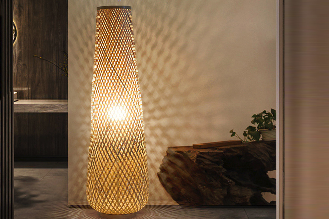 Enhance Your Space with a Bamboo Woven Floor Lamp