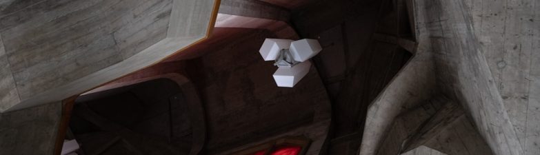 Photo glass ceiling lamp